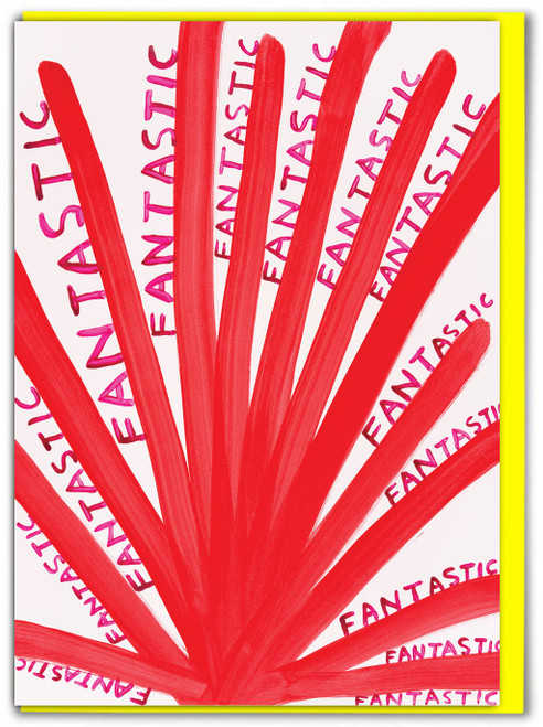 Funny Fantastic Birthday Card By David Shrigley