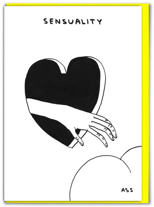 Funny Sensuality Birthday Card By David Shrigley