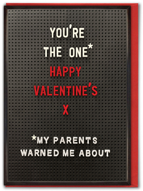 Funny Valentine's Day Card Warned Me About