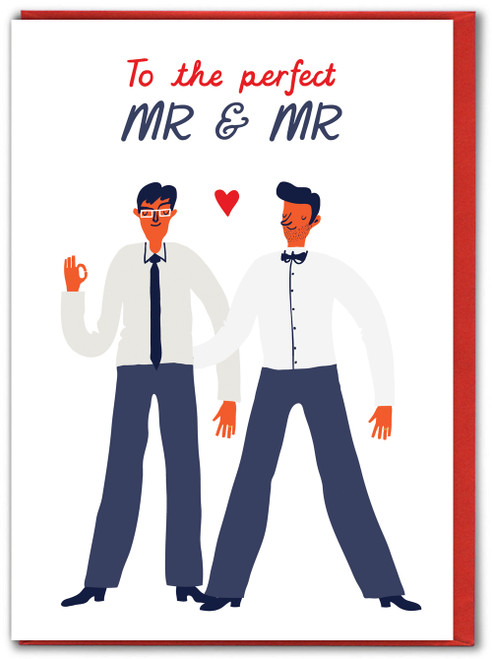 Funny Wedding Day Card Perfect Mr & Mr