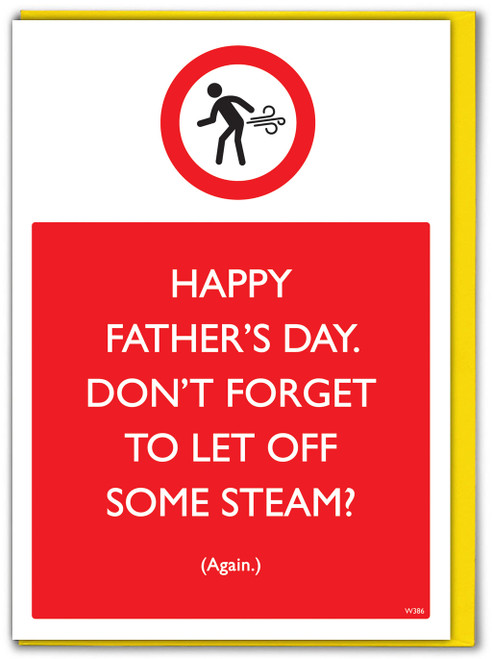 Funny Father’s Day Card Let Off Some Steam