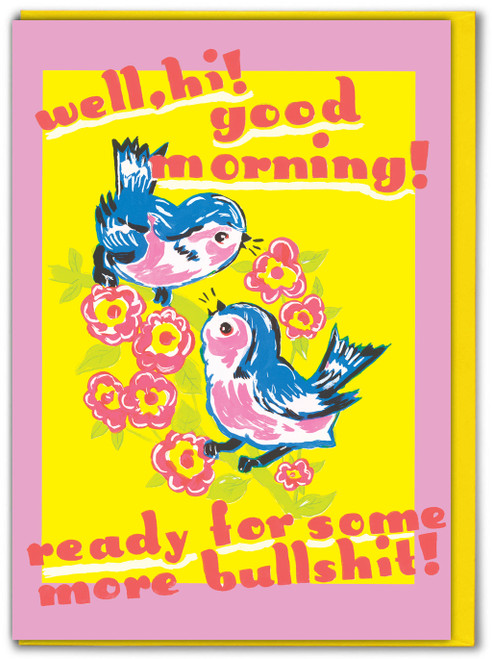 Good Morning Birthday Card By Magda Archer