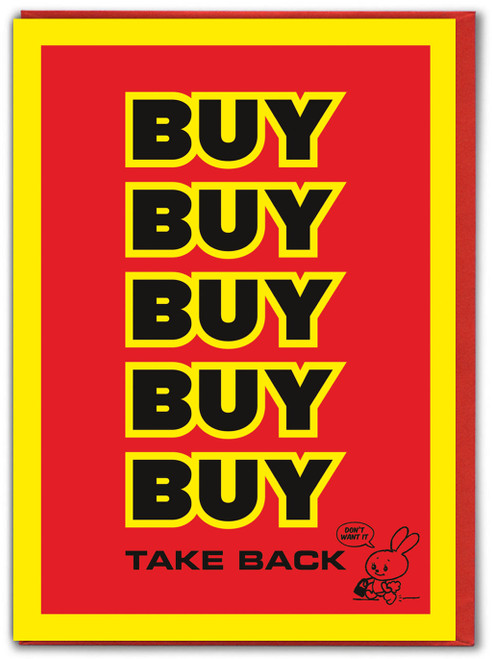 Buy Buy Buy Birthday Card By Magda Archer