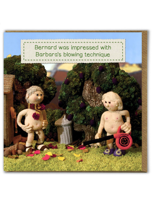 Rude Birthday Card Blowing Technique By Nudinits