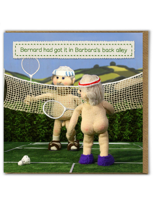 Rude Birthday Card Barbara's Back Alley By Nudinits