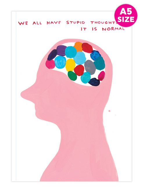 Funny A5 Notebook Stupid Thoughts By David Shrigley