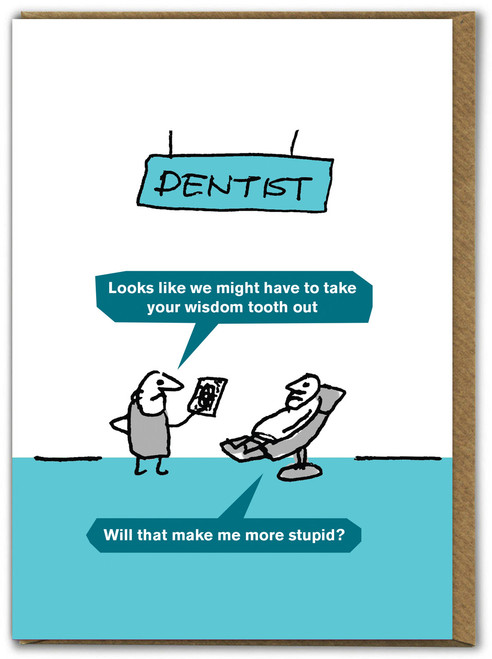 Funny Birthday Card Dentist By Modern Toss