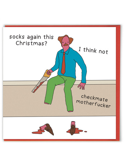 Socks Again Christmas Card By Otherwhats