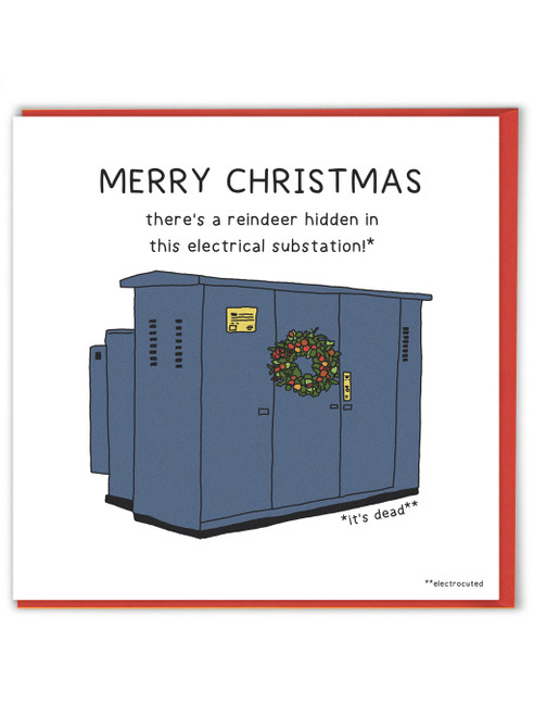 Dead Reindeer Christmas Card By Otherwhats