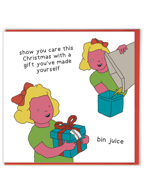 Bin Juice Christmas Card By Otherwhats