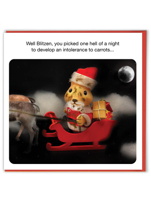 Funny Christmas Card Intolerance To Carots By Forest_Fr1ends
