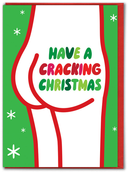 Funny Christmas Card - Cracking Christmas By Brainbox Candy