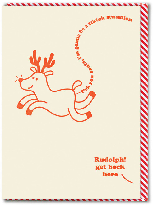 Funny Christmas Card TikTok Sensation