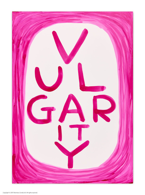 Funny Vulgarity Postcard By David Shrigley