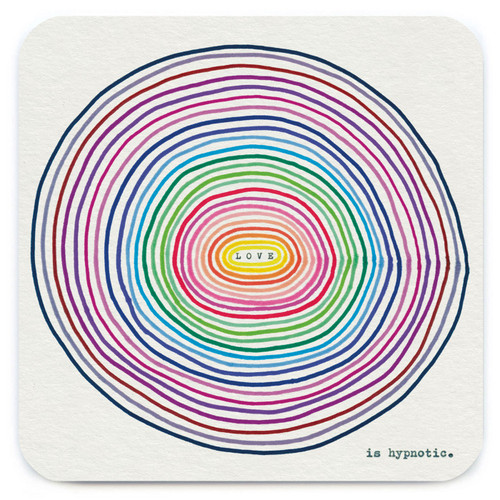 Funny Coaster - Love Is Hypnotic By Hayden Kays