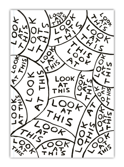 Funny A5 Notebook Look At This By David Shrigley