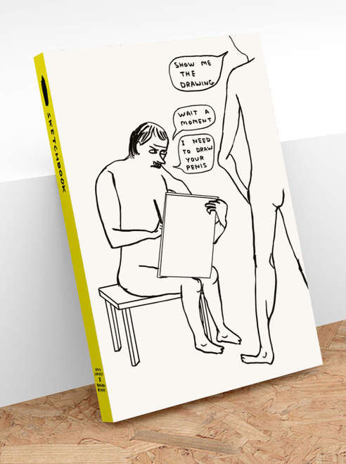 Rude Gift - Artists Sketchbook - Show Me The Drawing By David Shrigley