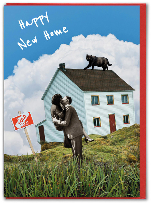 Funny Happy New Home Collage Card