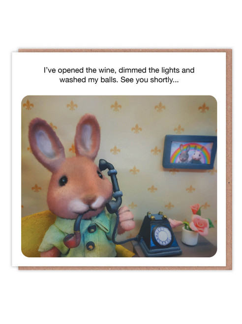 Funny Birthday Card Opened The Wine By Forest_Fr1ends