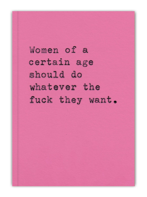 Rude A6 Notebook Women Of A Certain Age By Hayden Kays