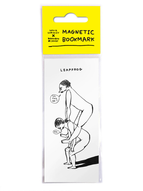 Funny Magnetic Bookmark Leapfrog By David Shrigley