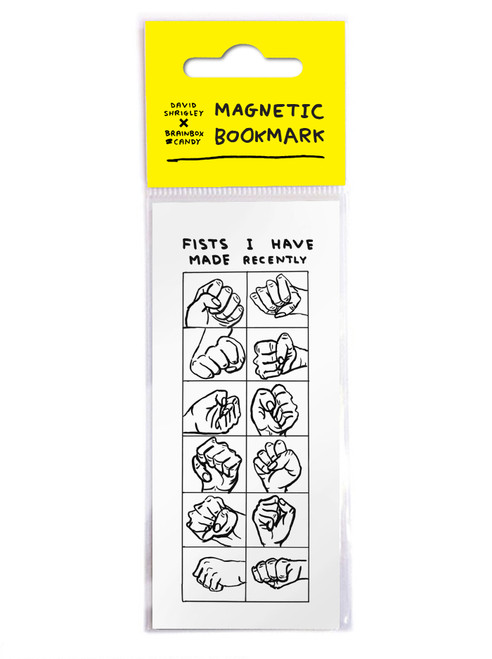 Funny Magnetic Bookmark Fists I Have Made By David Shrigley