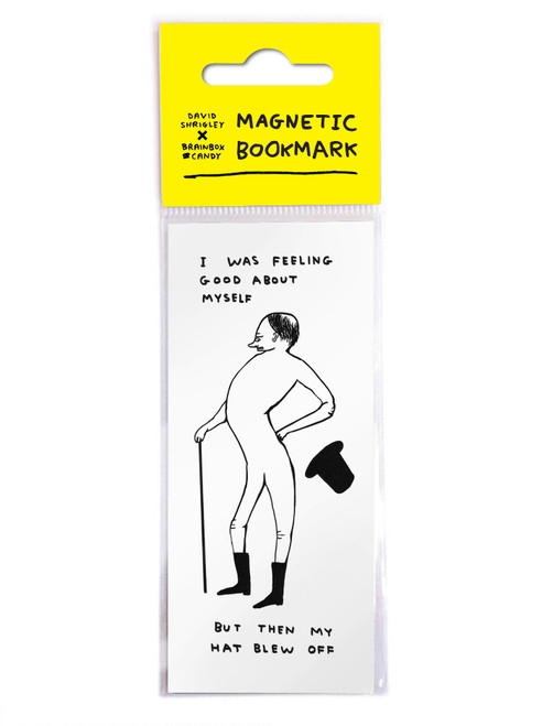 Funny Magnetic Bookmark Feeling Good About Myself By David Shrigley