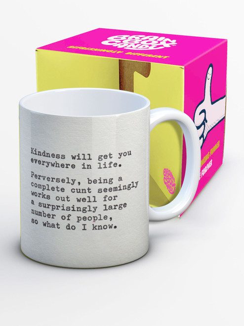 Rude Boxed Mug Kindness By Hayden Kays