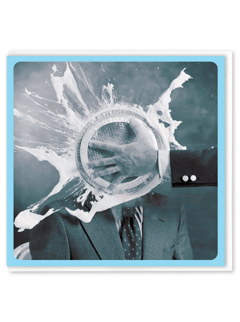 Funny Birthday Card - Pie Splat By Brainbox Candy