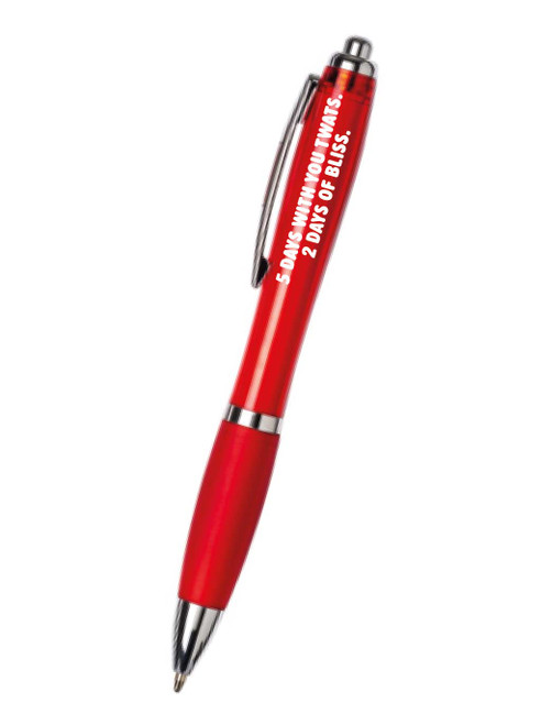 Rude 5 Work Vs Life Pen