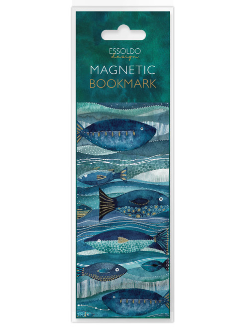 Beautiful Magnetic Bookmark - Fish By Essoldo Design