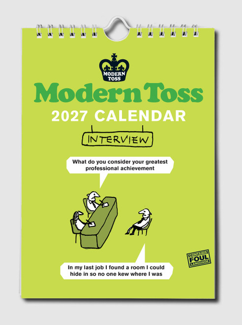 Modern Toss 2027 Desktop Calendar - PRE-ORDER NOW!!!