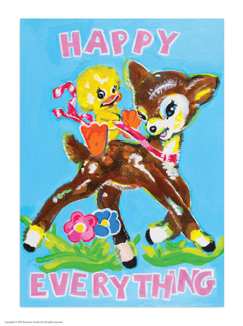 Funny Postcard Happy-Everything By Magda Archer