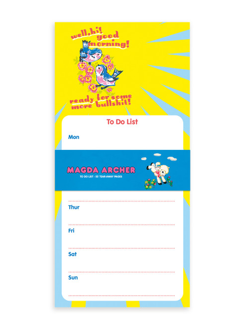 Rude Weekly Planner - Good Morning By Magda Archer