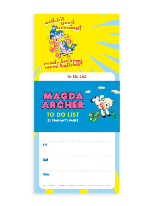 Rude Weekly Planner - Good Morning By Magda Archer