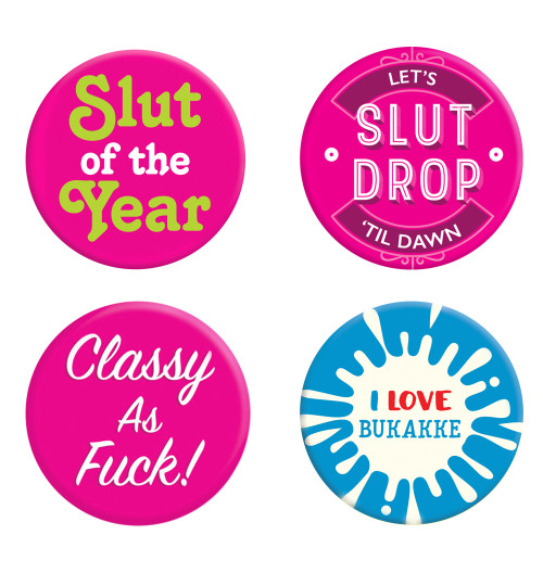 Rude Badge Pack 4 Pack Ladies! - Pack 3