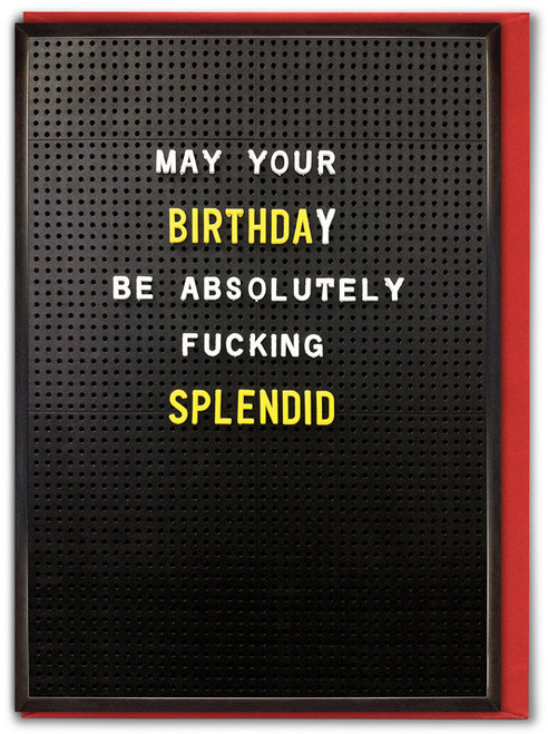 Rude Birthday Card Effing Epic By Brainbox Candy 7118