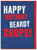 Funny Birthday Card Beardy Chops By Brainbox Candy