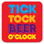 Funny Coaster - Tick Tock Beer O'clock By Brainbox Candy