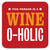 Funny Coaster - Wine O-Holic By Brainbox Candy