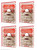 Funny Christmas Card Pack Of 10 Santa Facematt Cards (Each With Wearable Face Mat)