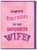Funny Wife Birthday Card To My Favourite Wife!