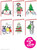 Funny Christmas Card Pack Of 12 Cards (6 Different Designs) By Jimbob Art
