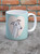 Dog Themed Gift - Cute Greyhound Heart Mug - UNBOXED - By Fran Hooper