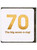 Funny 70th Birthday Card (Gold Foiled) Age 70