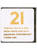 Funny 21st Birthday Card (Gold Foiled) Plastered Age 21