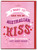 Rude Valentines Card Australian Kiss By Brainbox Candy