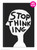 Funny A5 Notebook Stop Thinking By David Shrigley