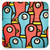 Street Art/Graffiti Coaster - Birds