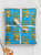 Age Gift Wrap - 18th Birthday Wrapping Paper Gold Balloon Blue